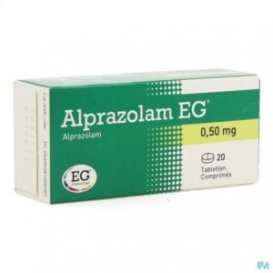 Alprazolam behoort tot de benzodiazepinen. Het werkt rustgevend, spierontspannend en vermindert angstgevoelens. Artsen schrijven het voor bij angstgevoelens en gespannenheid en sociale fobie.