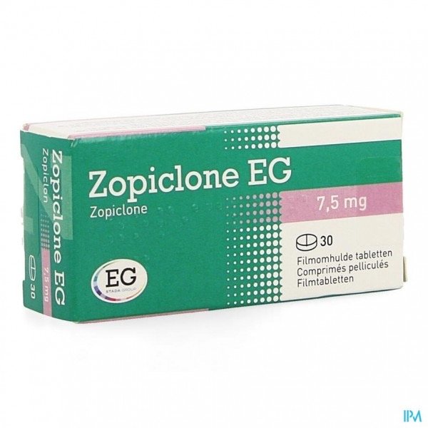 ZOPICLONE EG 7,5MG 30 TABLETTEN